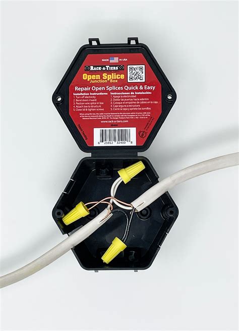 racketeer open splice junction box|electrical service splice box.